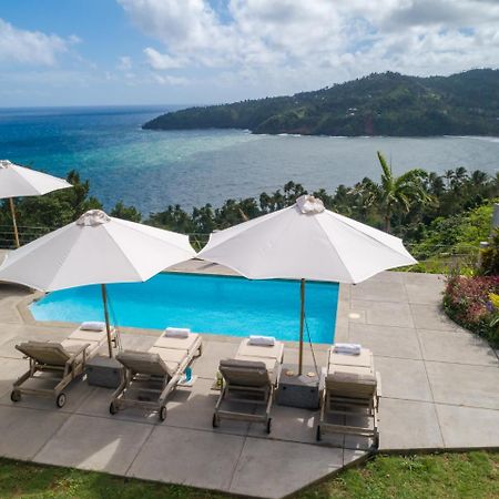 Pagua Bay House - Oceanfront Cabana'S Marigot Eksteriør billede