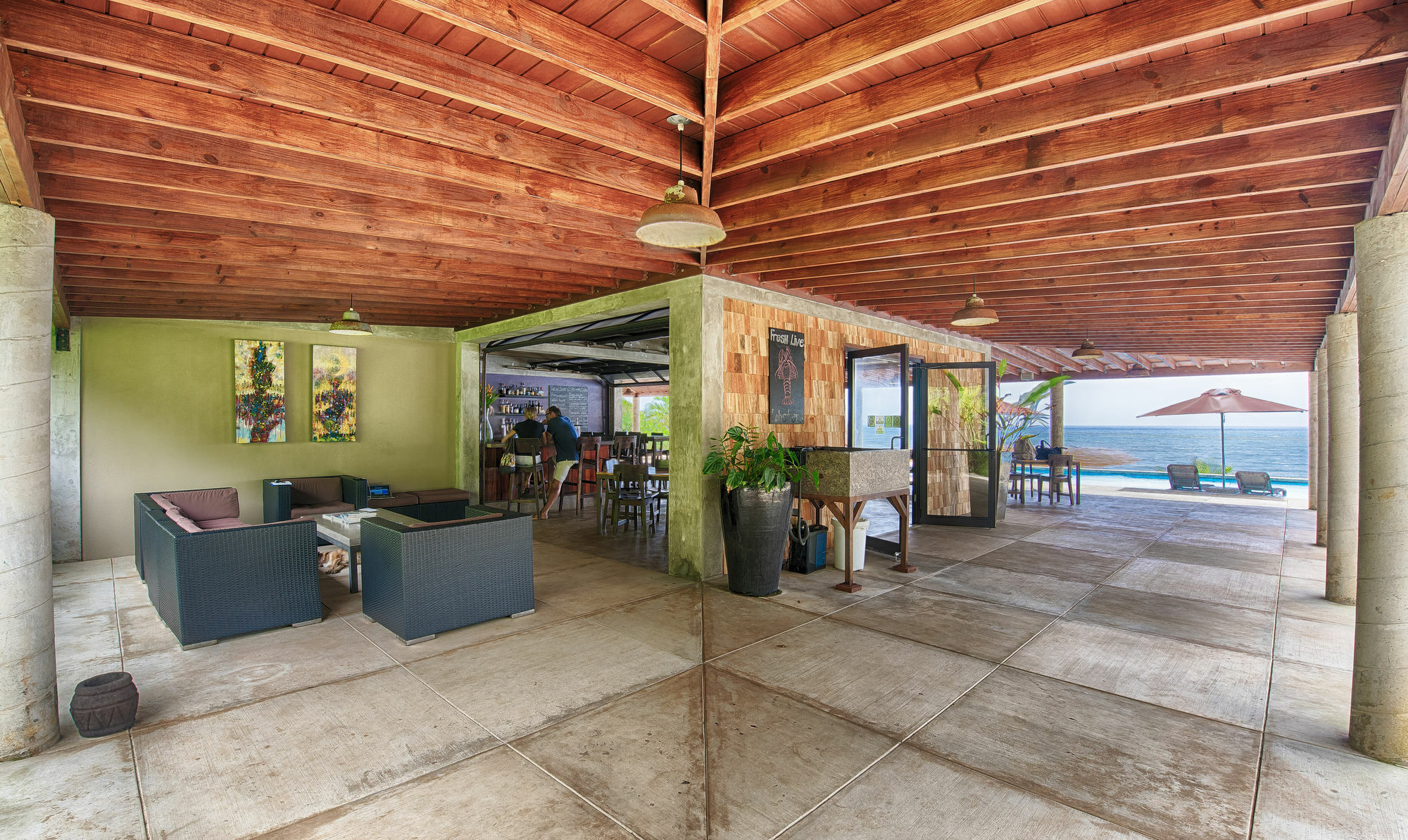 Pagua Bay House - Oceanfront Cabana'S Marigot Eksteriør billede