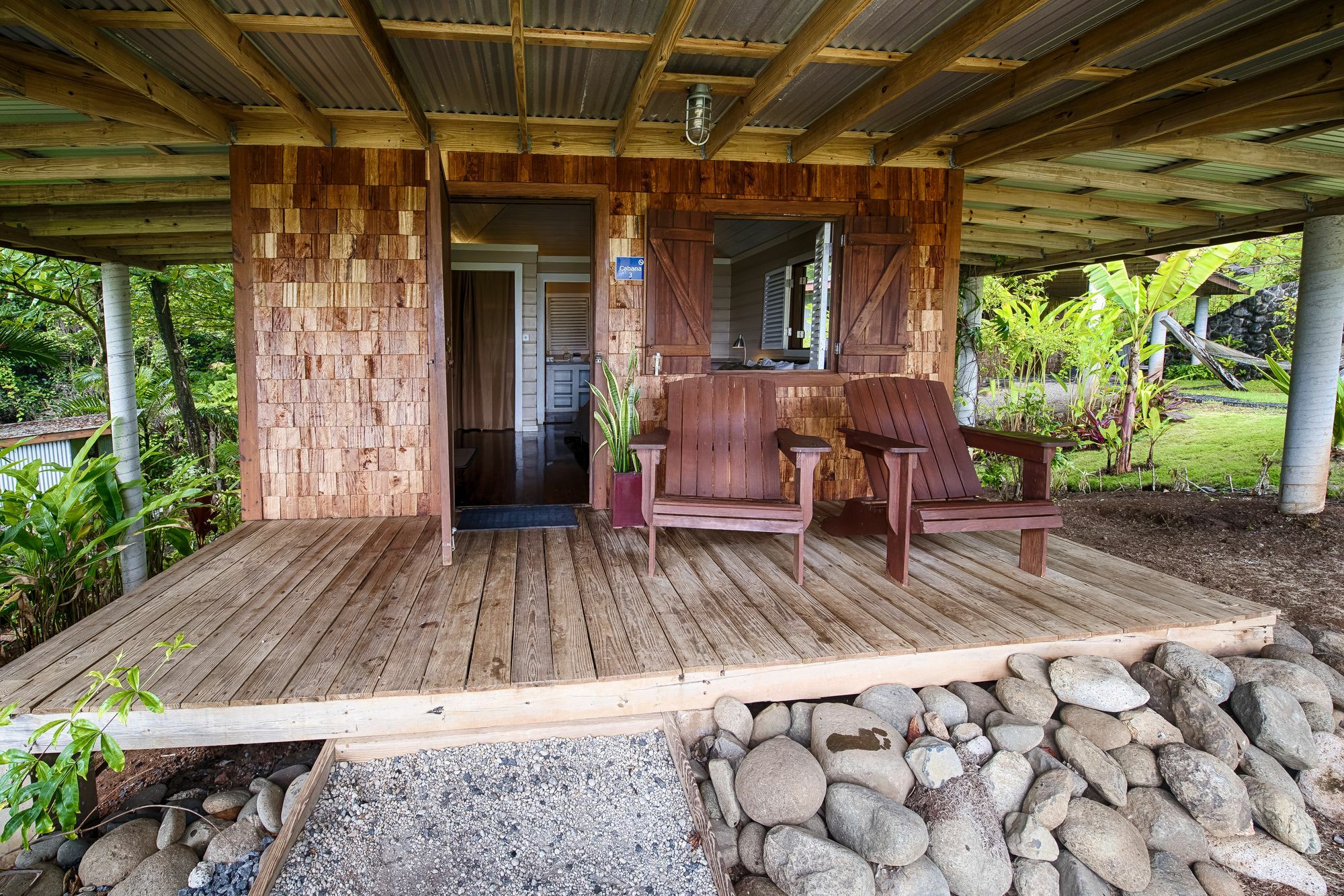 Pagua Bay House - Oceanfront Cabana'S Marigot Eksteriør billede