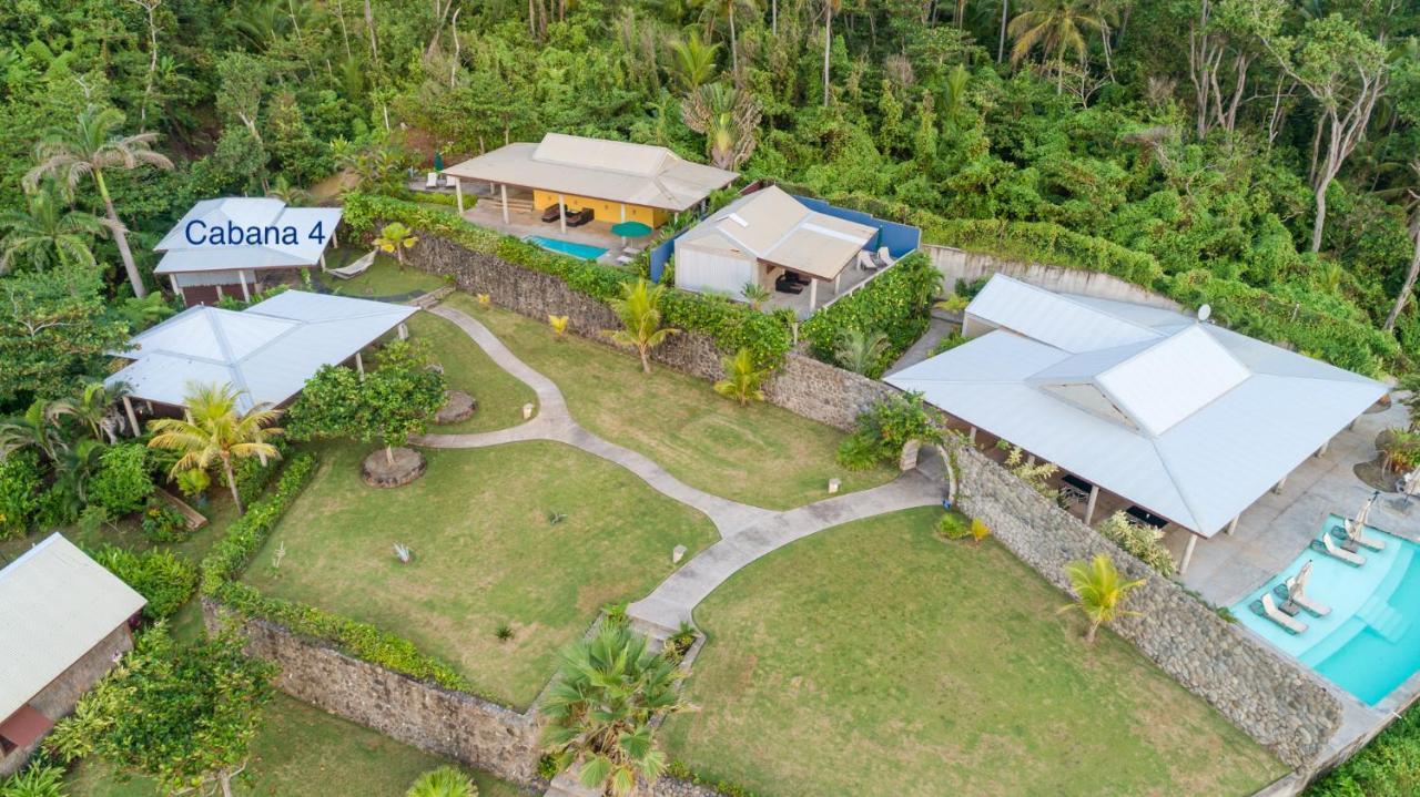 Pagua Bay House - Oceanfront Cabana'S Marigot Eksteriør billede